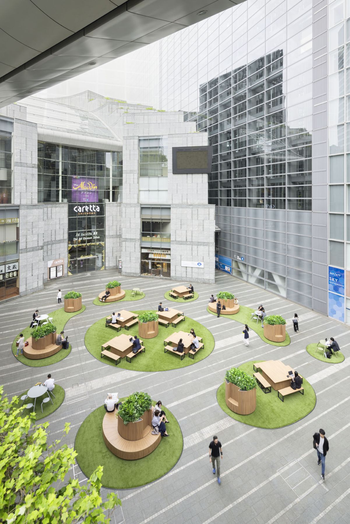 カレッタ汐留 エントランス リニューアル